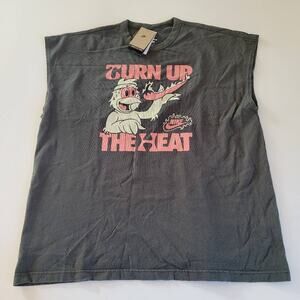 NWT Nike Turn Up The Heat Mens M Sleeveless Oversized Heavyweight Cotton T-Shirt